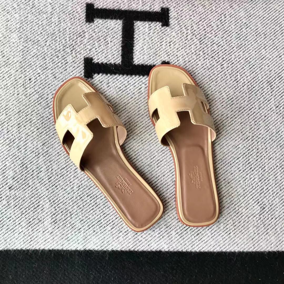 에르메스 올수공 오란 슬리퍼 샌들 페이던트 27